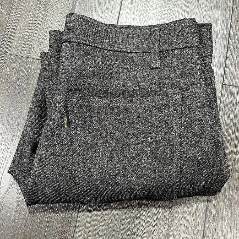 VTG Levis Pants 517 Men 36X30 Charcoal Gray Dacron‎ Polyester Made USA 90s 1997